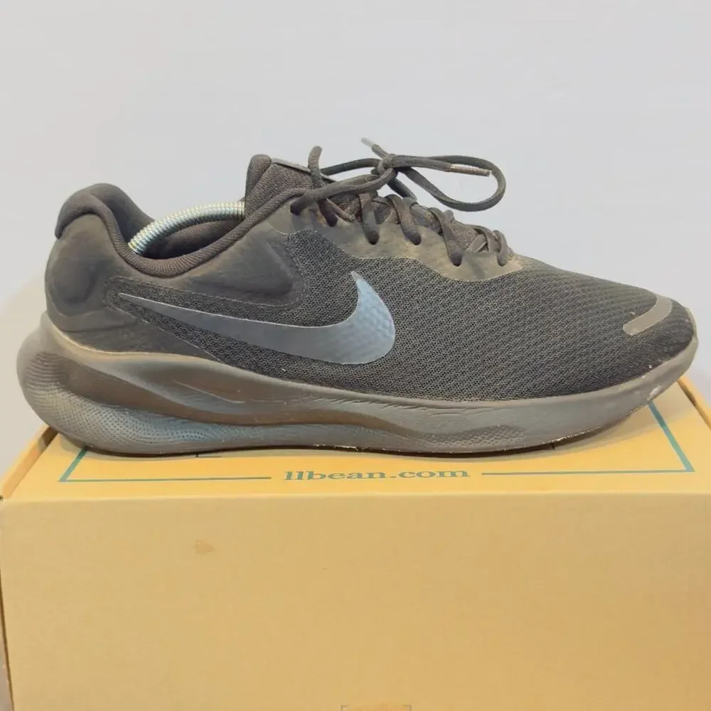 Nike Revolution 7 Men’s Running Shoes Size 12 Black Cushioned Athletic Sneakers